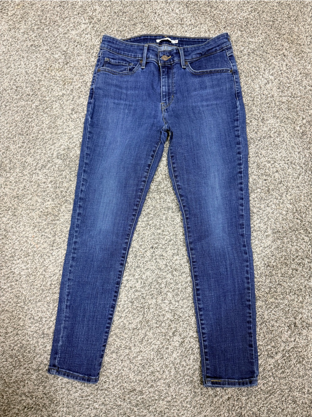 Levi’s Women's Mid-Rise Skinny Jeans in Blue